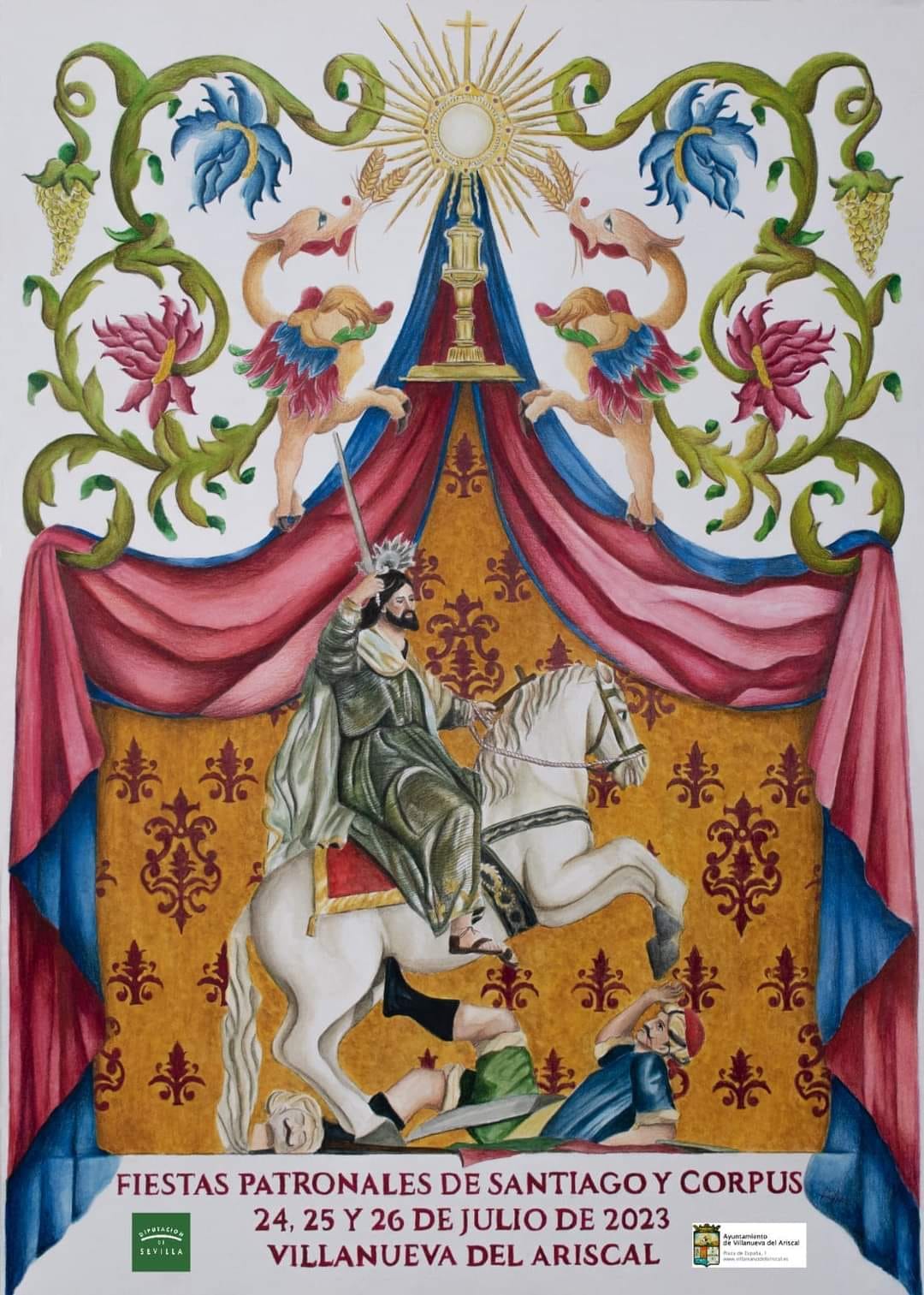 Fiestas patronales en honor a Santiago Apóstol y el Corpus Christi  